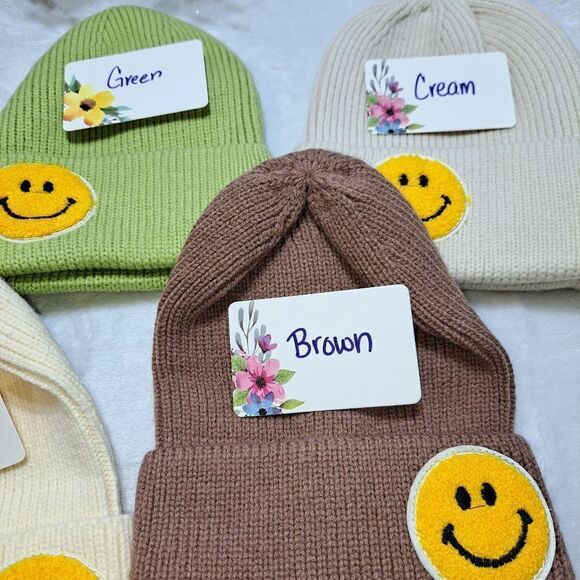 Fairway Finds Smiley Face Beanies Beanies Various colors available, Smiley Face - Picture 14 of 15